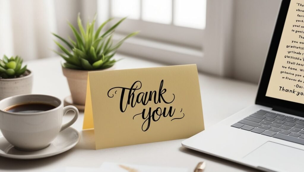 Tips for Writing a Great Professional Thank You Note