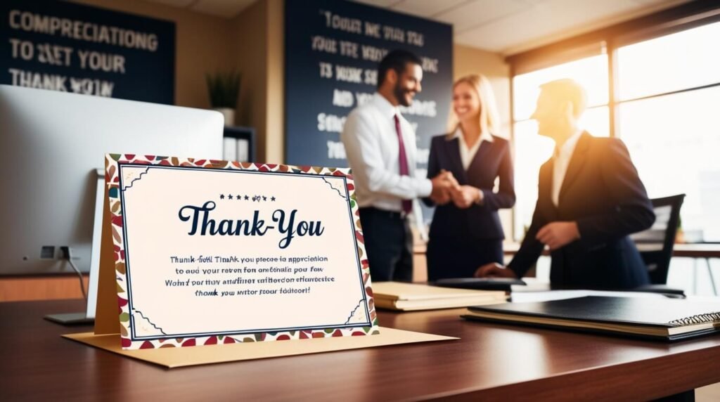 Professional Thank You Messages for Appreciation to Supervisors and Mentors